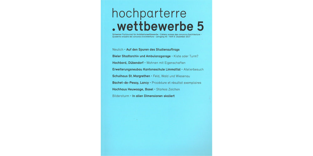 Hochparterre - Publikation 